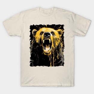 Black Bear Painting T-Shirt